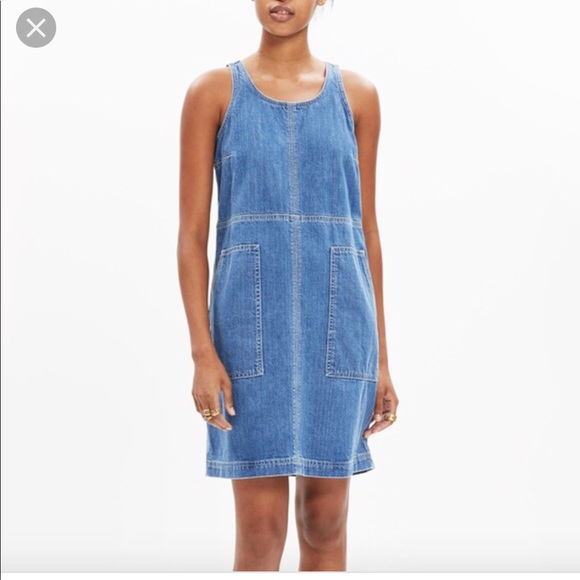 denim utility dress
